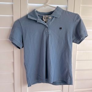 Lily Pulitzer slate blue collared tee